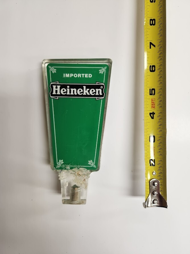 HEINEKEN IMPORTED BEER TAP HANDLE eBay