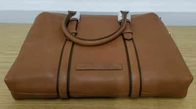 Nappa Dori Laptop Tasche - Tan Leather - Echtes Leder UR