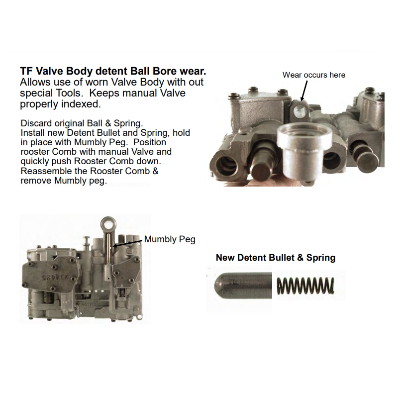 46RE 48RE Valve Body Detent Bore Repair & Linkage Seals Jeep Chrysler Dodge Ram eBay