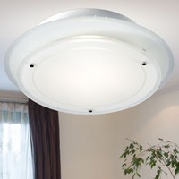 Design Decken Lampe Leuchte Glas Beleuchtung Rund Wohnzimmer Esszimmer Licht E27