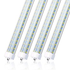 LED Tube Light Bulbs 120W 8FT T8 Garage Ceiling FA8 Single Pin LED Shop Lights