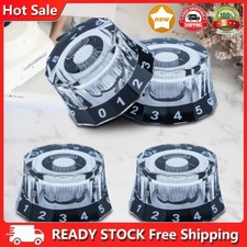 4 Pcs Electric Guitar Top Hat Knobs Lampshade...