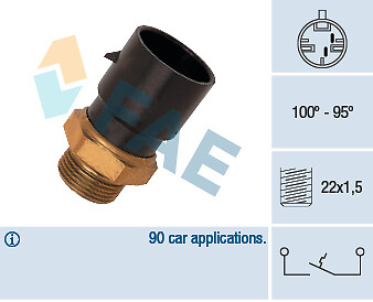 Fae 36190 Temperaturschalter, KüHlerlüFter For Opel-image