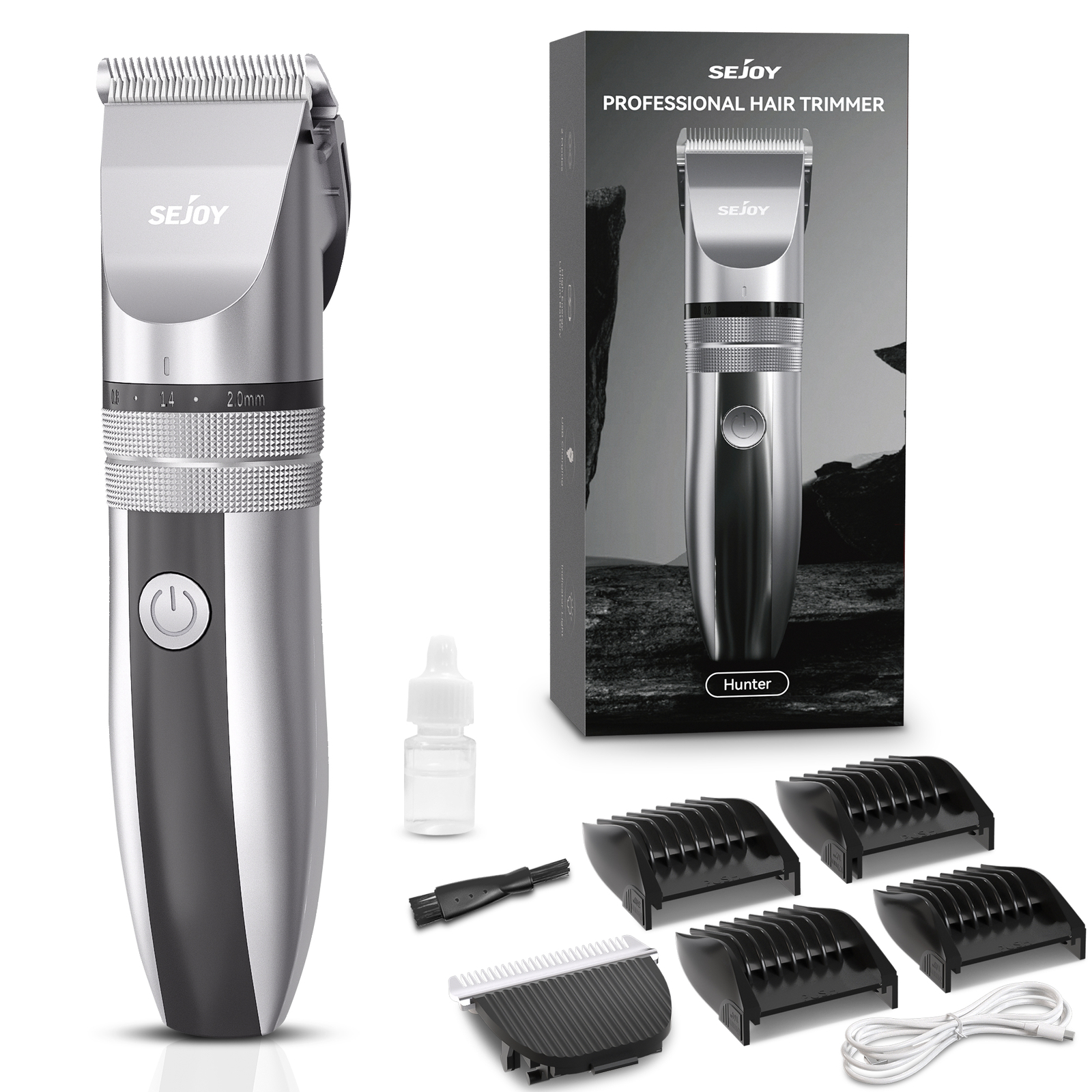 Professional Cordless Hair Clippers for Men - Barber-Grade Trimming Tools