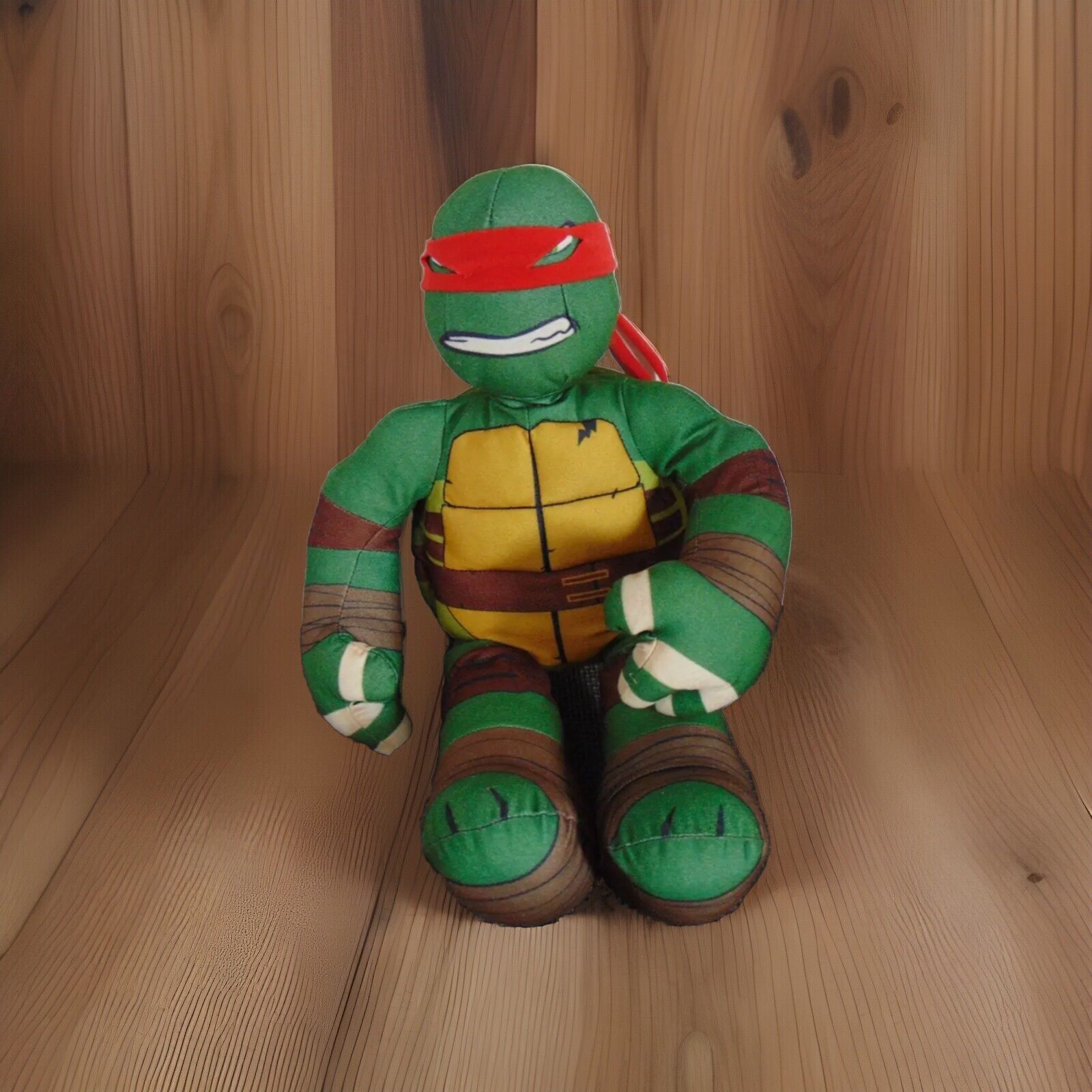TMNT Rafael 15-inch 2013 Talking Plush Stuffed Toy Teenage Mutant Ninja Turtles Action Figure