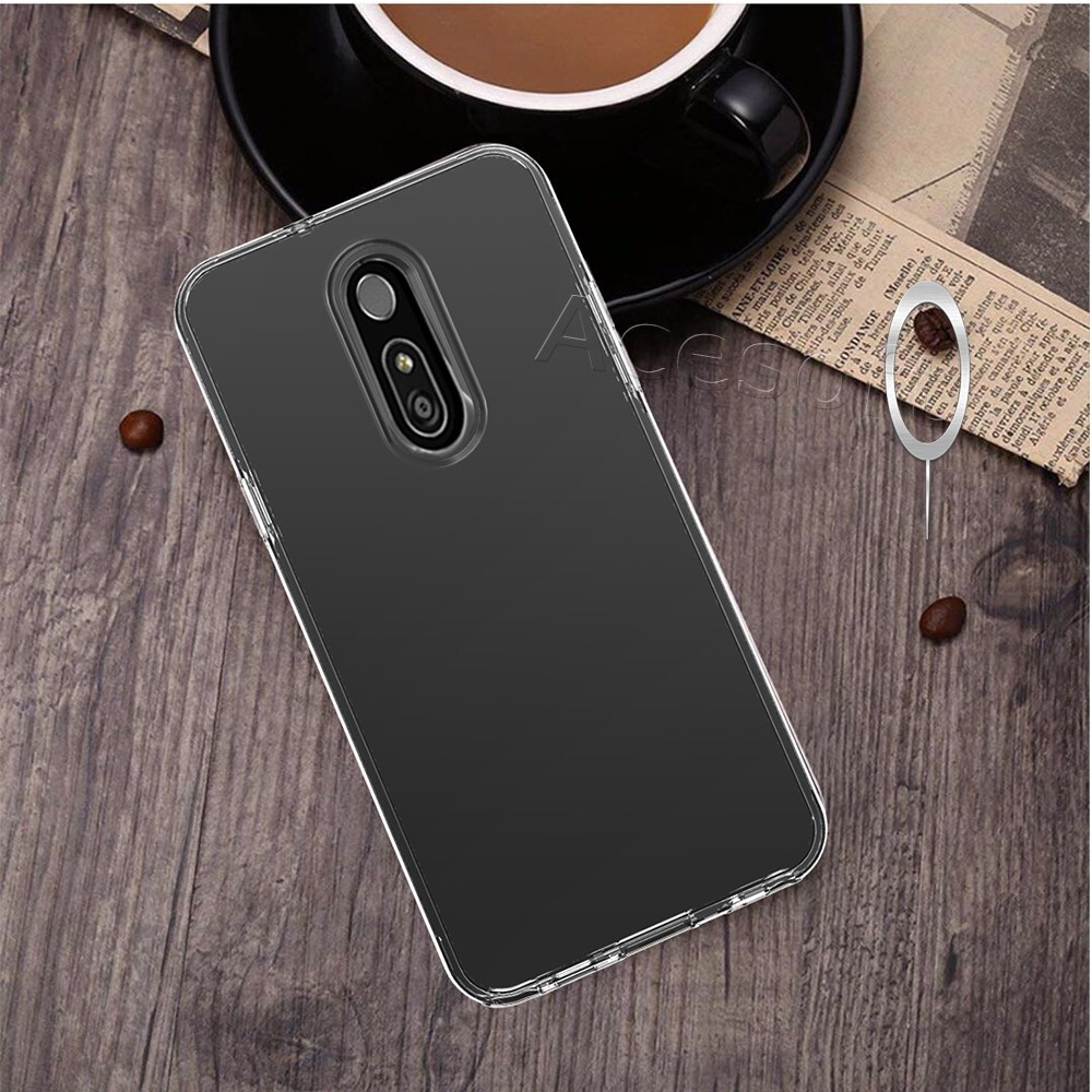 Crystal Clear Heavy-Duty TPU Case With Hard Back Case Cover Pin f LG Stylo 5 USA
