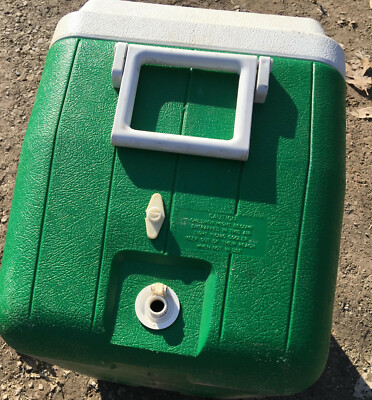 1980’s Del Monte デルモンテ ビンテージ 貯金箱 ピエロ 裏蓋付 Coleman 5286 Del Monte Cooler vintage 1987 green white fresh fruit