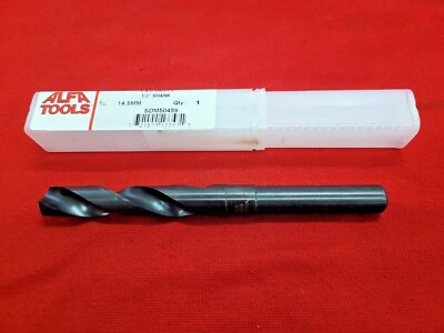 Alfa SDM50459 14.5 mm HSS Metric Silver & Deming Drill Bit 1/2'' Shank