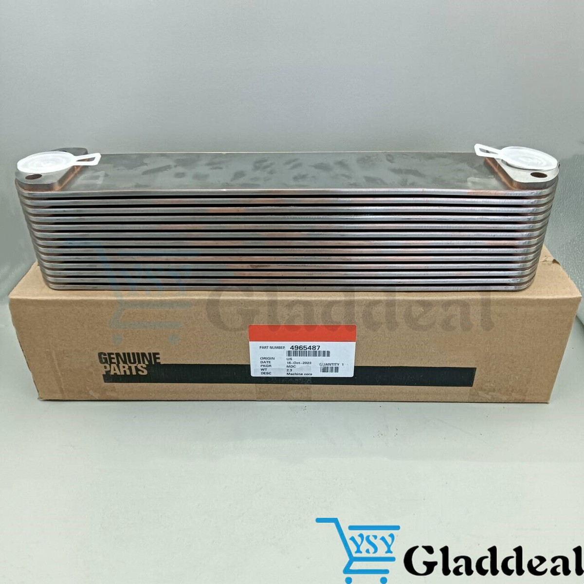 New Oil Cooler 4965487 For Cummins Engine 2008 - 2015 15L ISX QSX