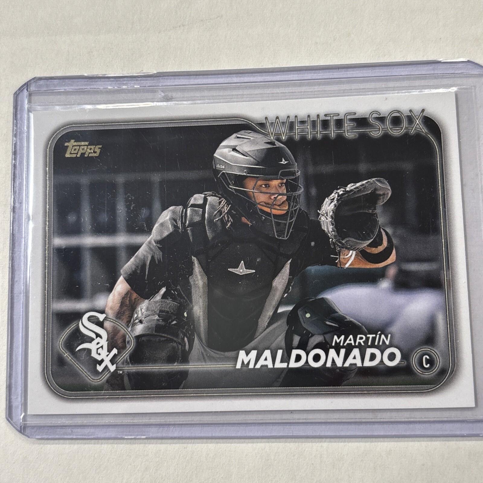 2024 TOPPS SERIES 2 #469 MARTIN MALDONADO SSP GOLDEN MIRROR VARIATION WHITE SOX