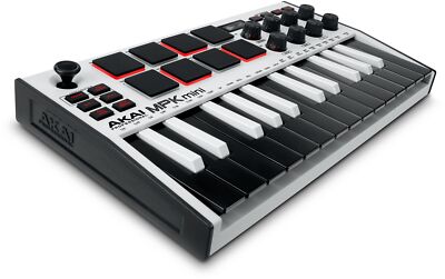 AKAI MPK mini MIDI キーボード コントローラー ホワイト Akai MPK Mini MK3 Keyboard Controller - White | eBay