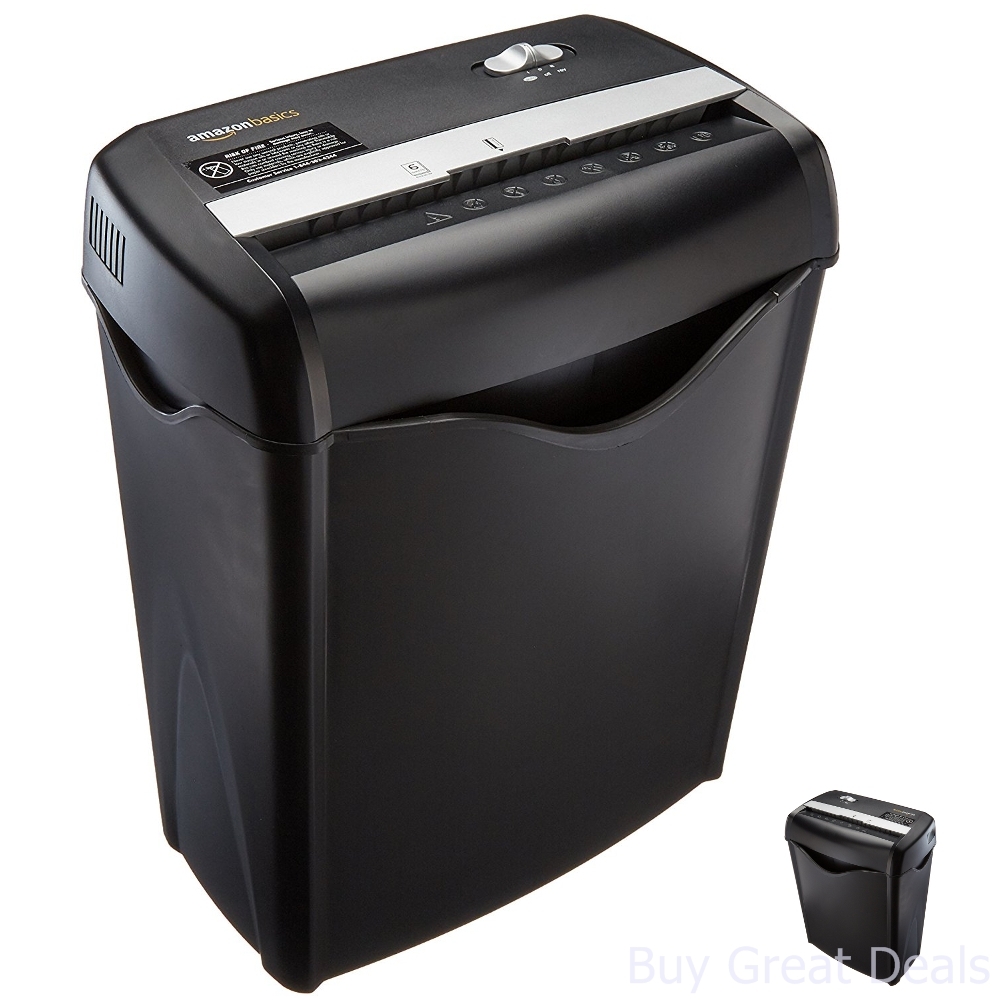 Heavy-Duty Cross Cut Paper Credit Card Shredder Document Destroy Machine Office-image