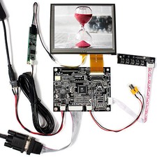 VGA AV LCD Controller Board With 5.6" 640x480 AT056TN52 LCD With Touch Panel