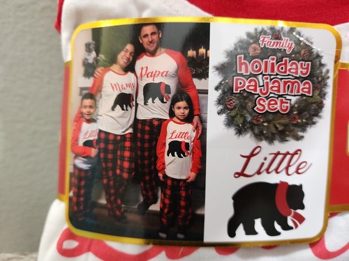 FAMILY JAMMIES FAMILY HOLIDAY PAJAMA SET OUTFIT GIRLS SIZE 4 NEW WITH TAGS - Picture 3 of 10