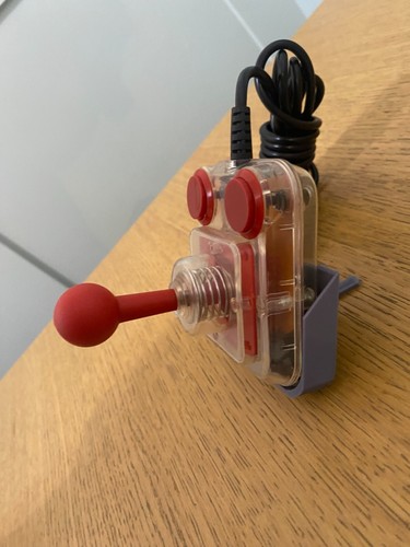 🕹️ Competition Pro Joystick 🕹️ ROT KLAR MINI VERSION🕹️ GRATIS STÄNDER 🕹️ - Bild 2 von 6