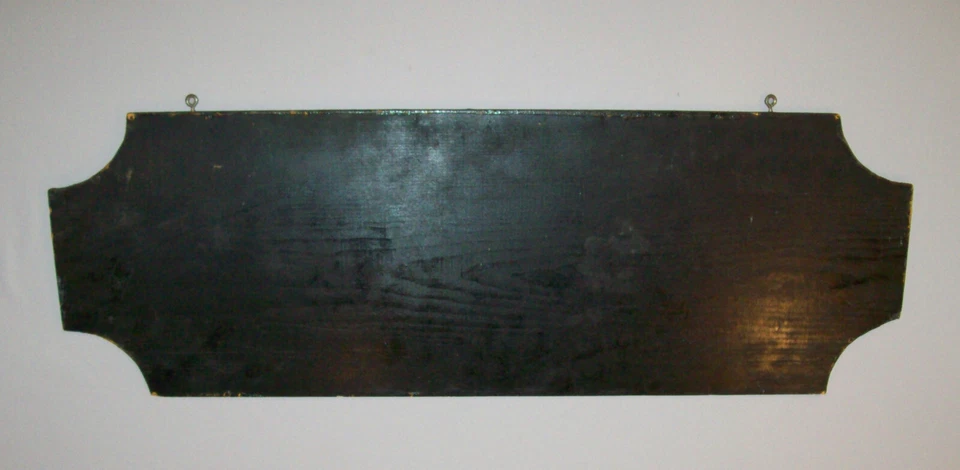 Old Vtg C 1950s Folk Art Reimer Clothing Wooden Sign Great Original Paint 32" L - Image 2 of 4