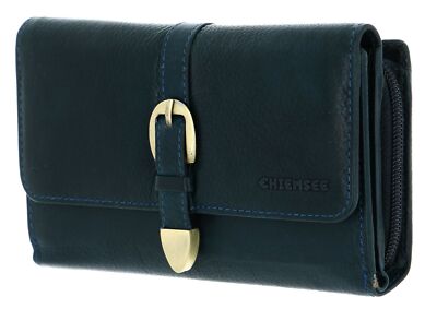 CHIEMSEE Leather Wallet Geldbörse Blue dunkelblau Neu