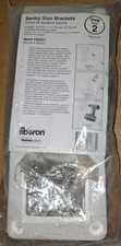 2-Pair White Sentry Stair Brackets Fiberon Homeselect Composite Railing 0435551