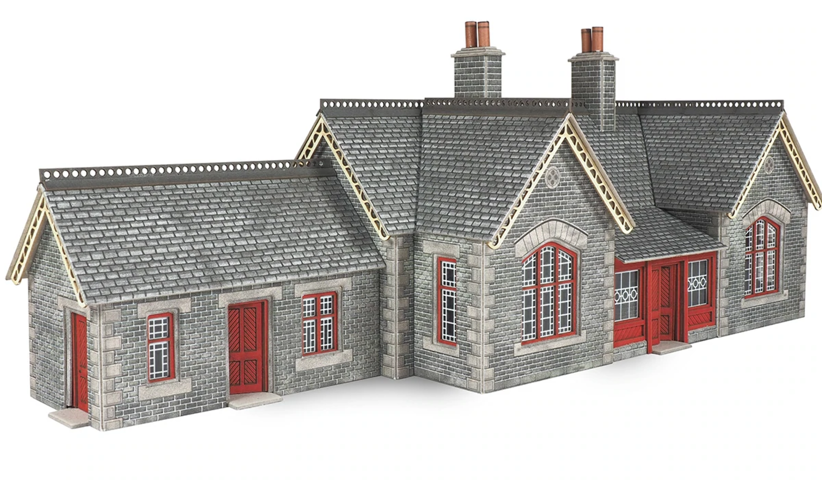 Metcalfe PO333 OO/HO Gauge Settle-Carlisle Railway Station Card Kit