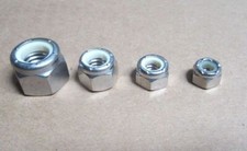 200 Piece Stainless Steel Nylon Insert Hex Lock Nut Nut Assortment