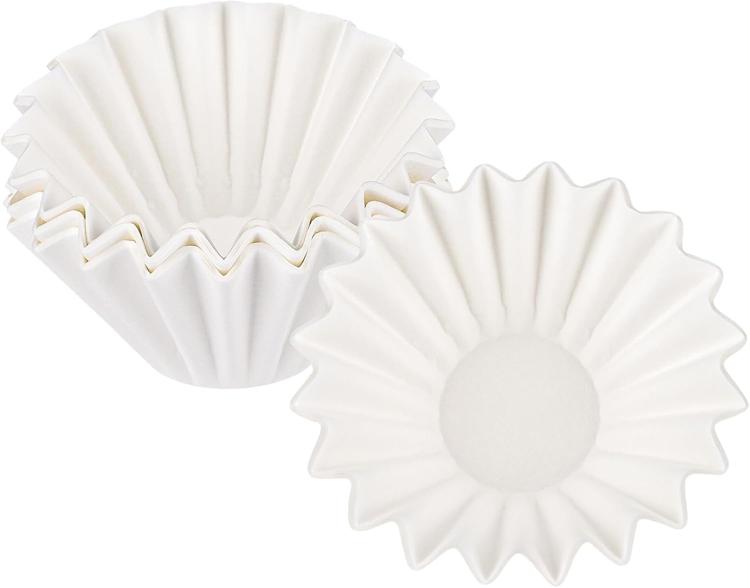 50 Unbleached Mini Coffee Filters for 1-2 Cup Brewers  