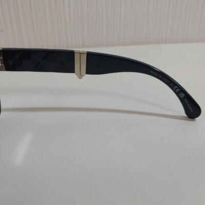 Chanel Women Sunglasses 6055-B Black Gold Polarized Lens