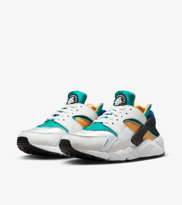 Nike Air Huarache White Blue Emerald Resin DD1068-110 Size US