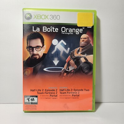 The Orange Box Half Life 2 (Xbox 360, 2007) CIB Complete Portal Half-Life 2