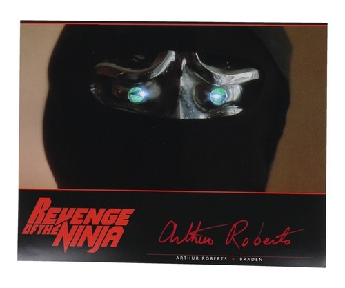 Arthur Roberts signierte Rache des Ninja 11x14 ACOA!