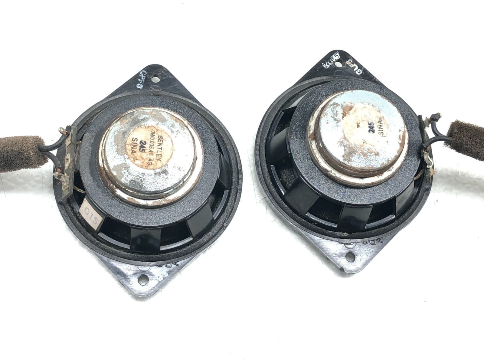 2014-2018 BENTLEY FLYING SPUR REAR DOOR PANEL AUDIO SPEAKER SET OEM #NOTES