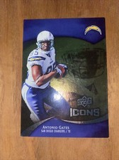 2009 Upper Deck Icons #70 Antonio Gates Near Mint/Mint Chargers TE NFL