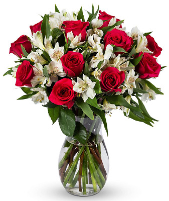 Arreglos De Flores Mesa Naturales Frescas Ramos Rosas Con Jarron Para Regalo New