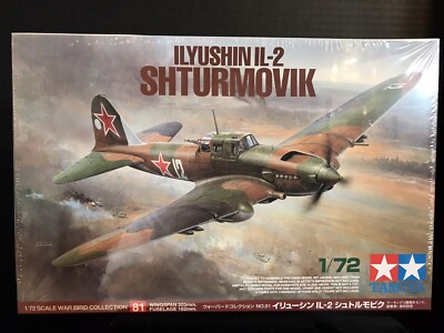 TAMIYA 60781 ILYUSHIN IL-2 SHTURMOVIK MODEL KIT-NIB-1/72 SCALE