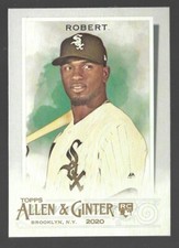 2020 Luis Robert Topps Allen & Ginter ROOKIE Card #256 MINT - Chicago White Sox. rookie card picture