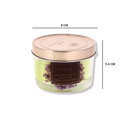12 Pack Rose Collection Large Scented Candles Glass Jar Aromatic Fragrance Gift - Picture 3 of 7