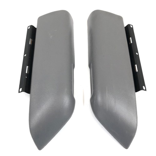 1992-1996 Ford Bronco Rear Arm Rest Lids Console Storage OEM Gray Pair Armrest