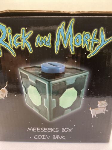 Rick And Morty Mr. Meeseeks Box Coin Bank New Open Box 2017 - Picture 2 of 18