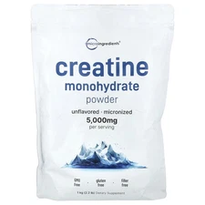 Creatine Monohydrate Powder, Unflavored, 2.2 lb (1 kg)