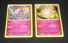 Clefairy 81/122 XY Breakpoint Common Card & Clfable 51/83 Uncommon Generations