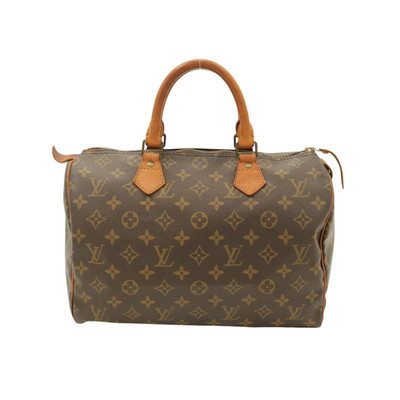 Authentic Louis Vuitton M41526 Speedy 30 Hand bag Brown Monogram