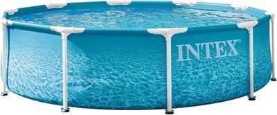 Above Ground Pool, 10ft x 30in Beachside Metal Frame Round, Pool Only