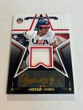 2025 Panini Stars & Stripes Quentin Young Black Gold Rookie Patch Auto SP ZC1