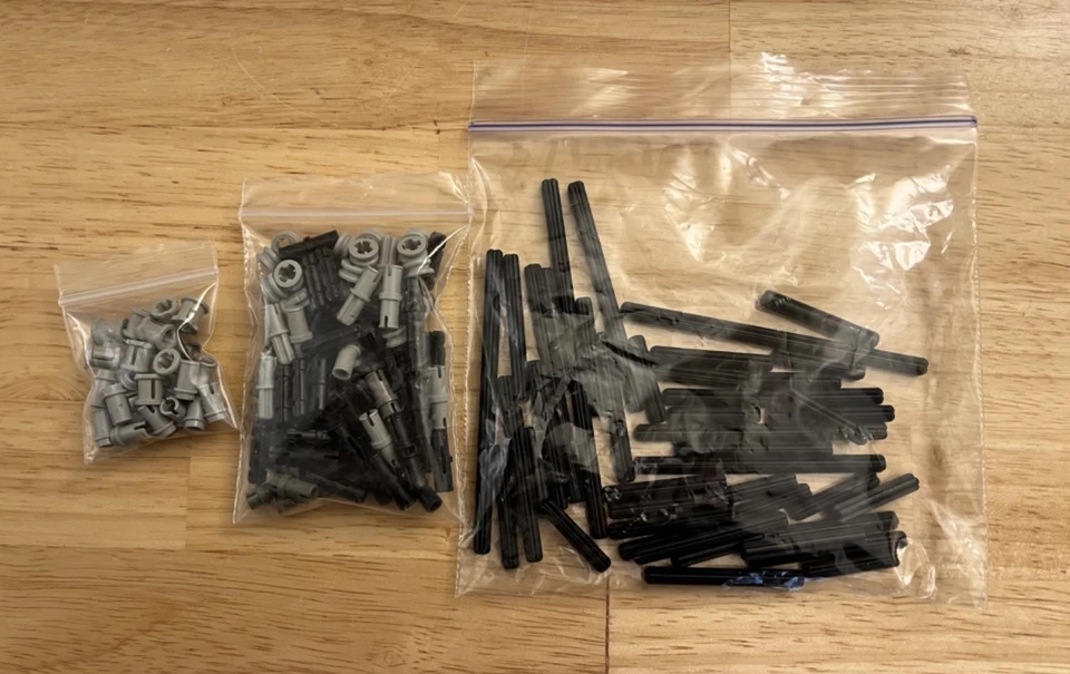 PARTS for Lego 8444 Air Enforcer / Jet Wasp Technic Blue Airplane - Not Complete - Image 2 of 3