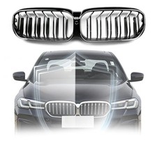 G30 Front Kidney Grille - Double Slats, Glossy for 5 Series 2021-2023 Grille