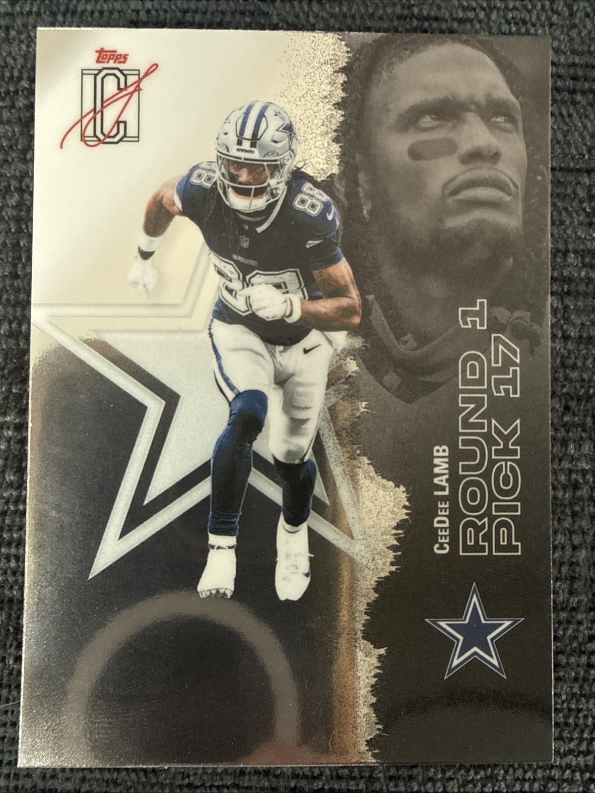 2025 Topps Signature Class CeeDee Lamb #16 Chrome Base Dallas Cowboys