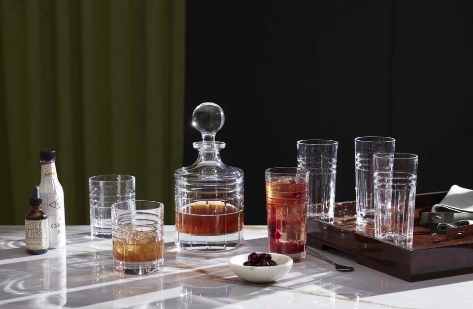 Juego de 4 gafas Tempo Double Old Fashion Foto 2 de 3