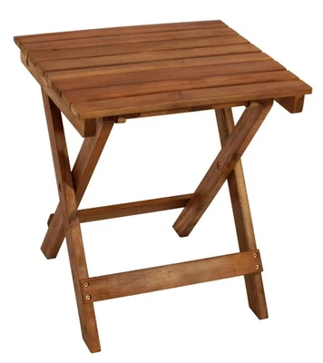 Beistell-, Klapp-, Holz-, Kaffeetisch MONTERIA 38x43x47,5cm, Akazie, 2. WAHL - Bild 1 von 3
