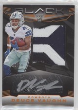 2023 Panini Black Rookie Citrine 35/50 Deuce Vaughn #240 Patch Auto 0nr3