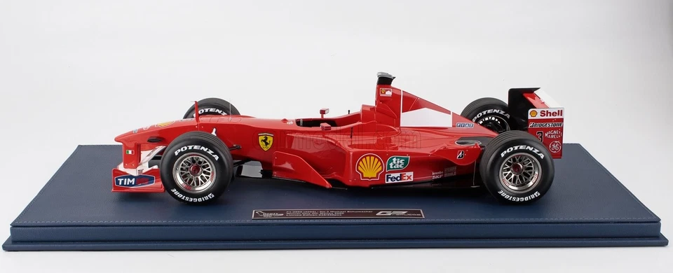 MODELLINO AUTO STATICO GP REPLICAS FERRARI F1 F2000 SCHUMACHER MONZA SCALA 1/12 - Immagine 3 di 4