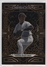 2023 Panini Chronicles Obsidian Electric Etch Orange /75 Pedro Martinez HOF 09hu